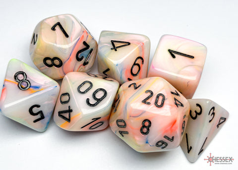Chessex Festive Polyhedral Circus/black 7-Die Set