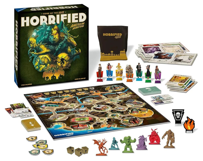 Ravensburger Horrified: American Monsters Cooperative Board Game