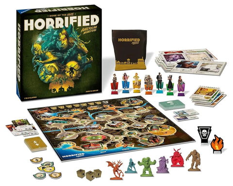 Ravensburger Horrified: American Monsters Cooperative Board Game