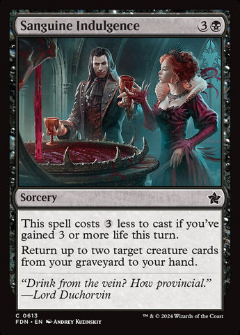 Sanguine Indulgence [Foundations]