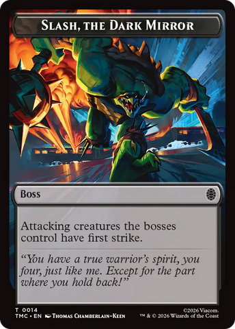 Slash, The Dark Mirror [Teenage Mutant Ninja Turtles Commander Tokens]