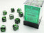 Gemini� 12mm d6 Black-Grey/green Dice Block� (36 dice)