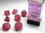 Ghostly Glow� Polyhedral Pink/silver 7-Die Set