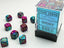 Gemini� 12mm d6 Purple-Teal/gold Dice Block� (36 dice)
