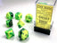 Gemini� Polyhedral Green-Yellow/silver 7-Die Set