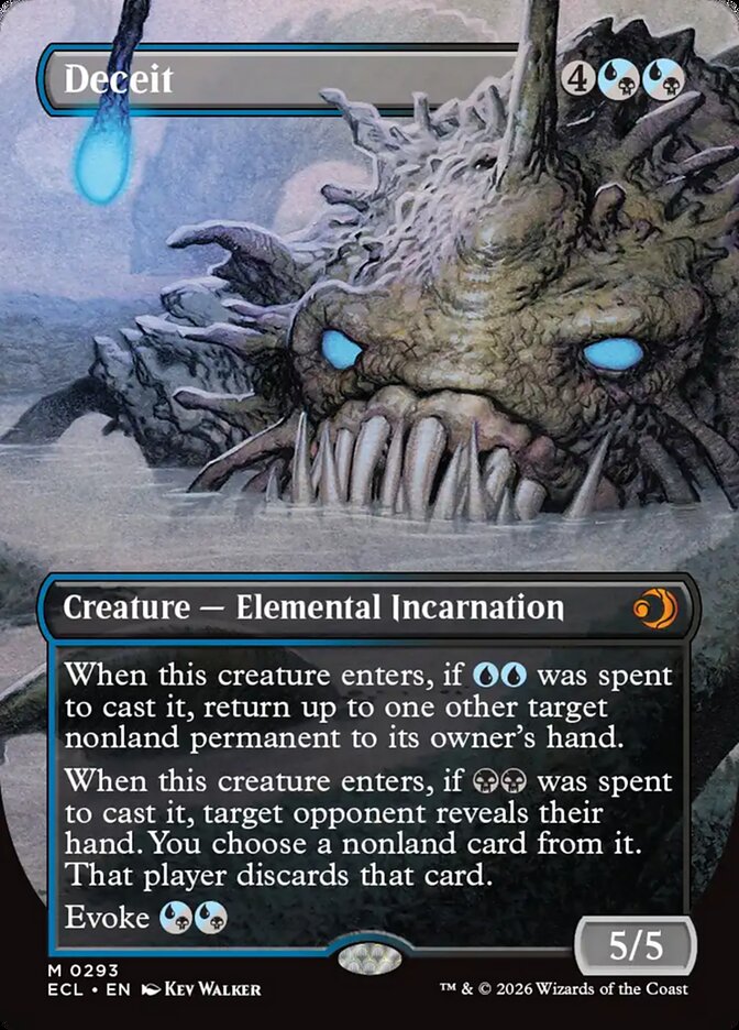 Deceit (Borderless) [Lorwyn Eclipsed]
