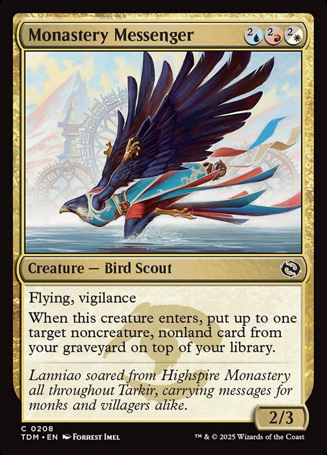 Monastery Messenger [Tarkir: Dragonstorm]