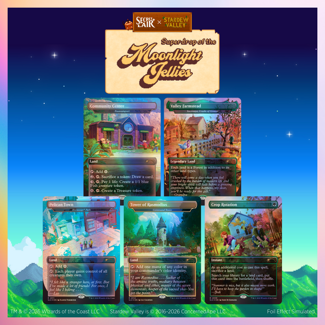 Magic: The Gathering - Secret Lair x Stardew Valley Prismatic Shard Foil Bundle