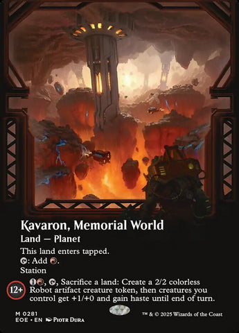Kavaron, Memorial world (Borderless) [Edge of Eternities]