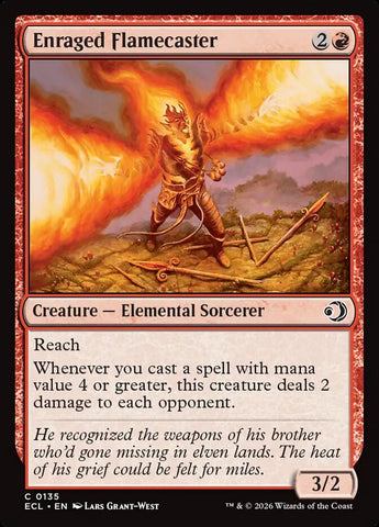 Enraged Flamecaster [Lorwyn Eclipsed]