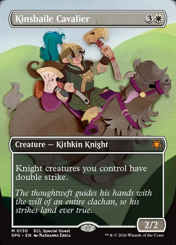 Kinsbaile Cavalier (Borderless) [Lorwyn Eclipsed Special Guests]