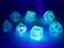 Luminary� Polyhedral Sky/silver 7-Die Set