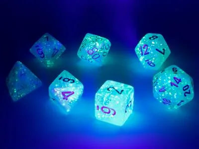 Luminary� Polyhedral Sky/silver 7-Die Set