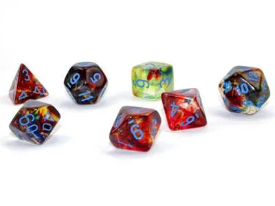 Nebula� Polyhedral Primary�/blue Luminary� 7-Die Set