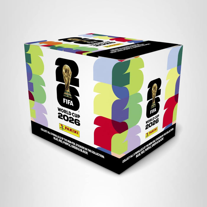 2026 Panini FIFA World Cup Soccer Official Sticker Collection - 50 Count Box