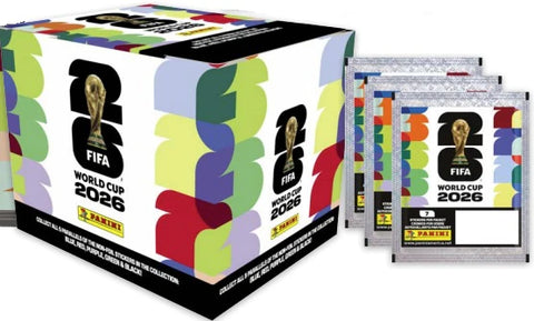 2026 Panini FIFA World Cup Soccer Official Sticker Collection - 50 Count Box