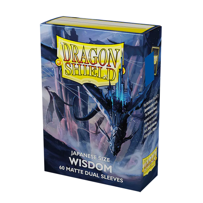 Dragon Shield: Japanese Size 60ct Sleeves - Wisdom (Dual Matte)