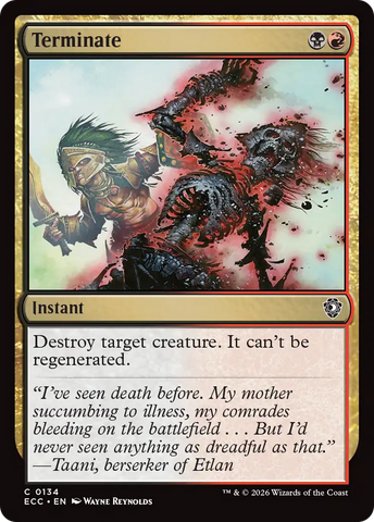 Terminate [Lorwyn Eclipsed Commander]