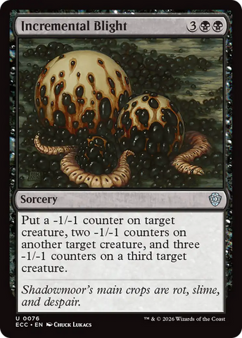 Incremental Blight [Lorwyn Eclipsed Commander]