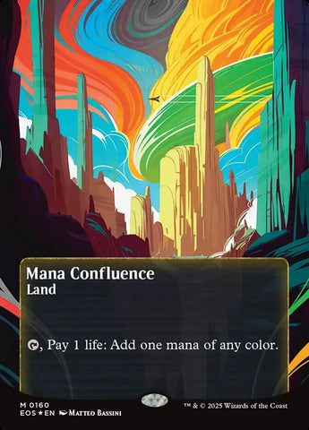 Mana Confluence (0160) (Borderless) (Galaxy Foil) [Edge of Eternities: Stellar Sights]