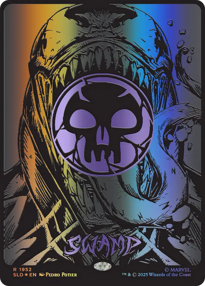 Swamp (1952) (Raised Foil) [Secret Lair Drop Series]