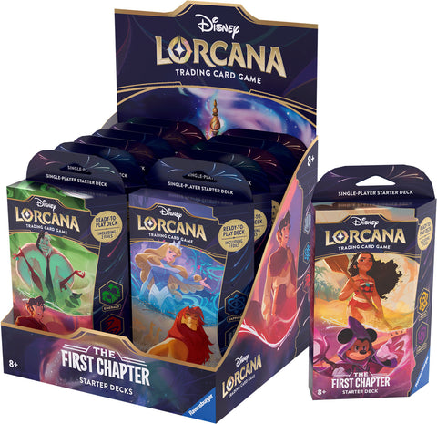 Disney Lorcana: The First Chapter - Starter Deck Display
