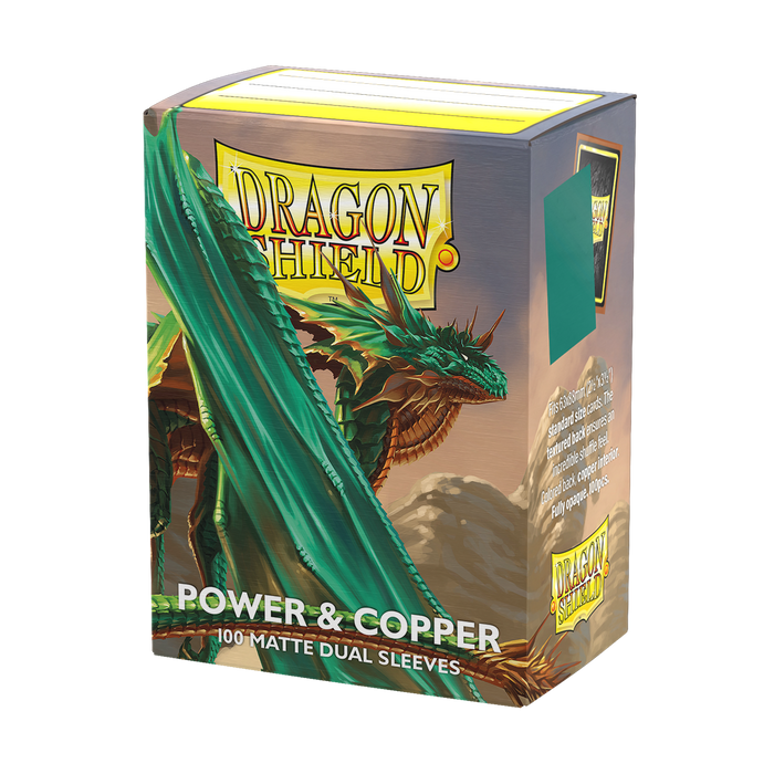 Dragon Shield: Standard 100ct Sleeves - Power and Copper