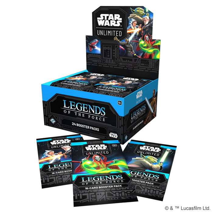 Star Wars: Unlimited -  Legends of the Force: Booster Display