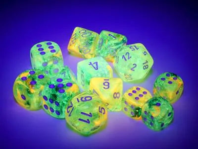 Nebula� Polyhedral Spring/white Luminary� 7-Die Set