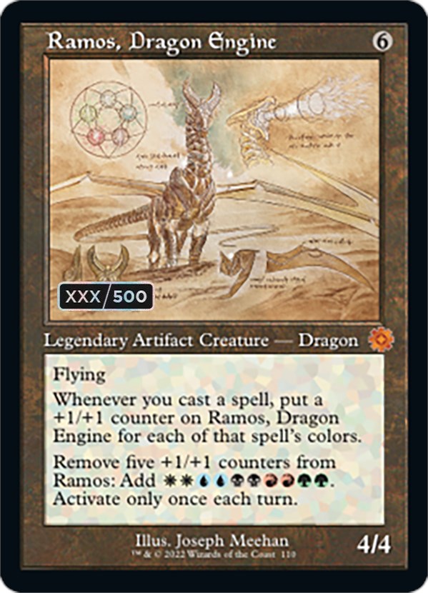 Ramos, Dragon Engine (Retro Schematic) (Serialized) [The Brothers' War