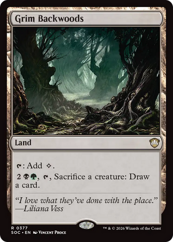 Grim Backwoods [Secrets of Strixhaven Commander]
