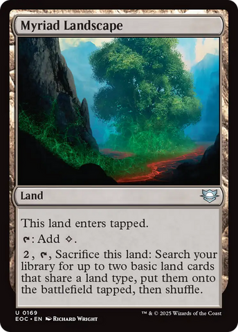 Myriad Landscape [Edge of Eternities Commander]