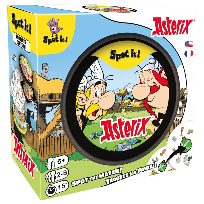 Spot It! Asterix – 5 Games in 1 Card Game | Boreal Gaming