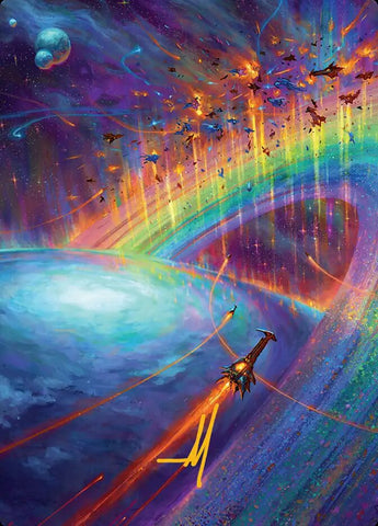Cascading Cataracts Art Card (43/54) [Edge of Eternities Art Series]