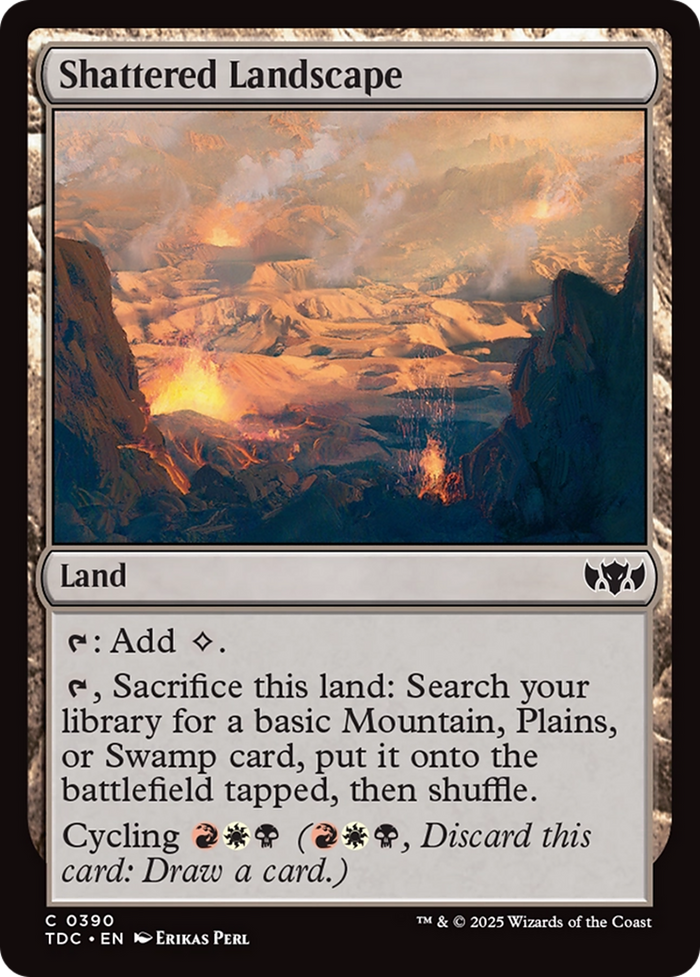 Shattered Landscape [Tarkir: Dragonstorm Commander]