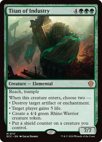 Titan of Industry [Lorwyn Eclipsed Commander]