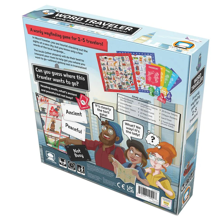 Word Traveler Board Game by Office Dog | Ages 10+ | 2–5 Players