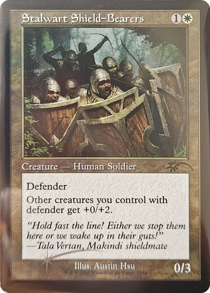 Stalwart Shield-Bearers (Retro Frame) [Secret Lair Drop Series]