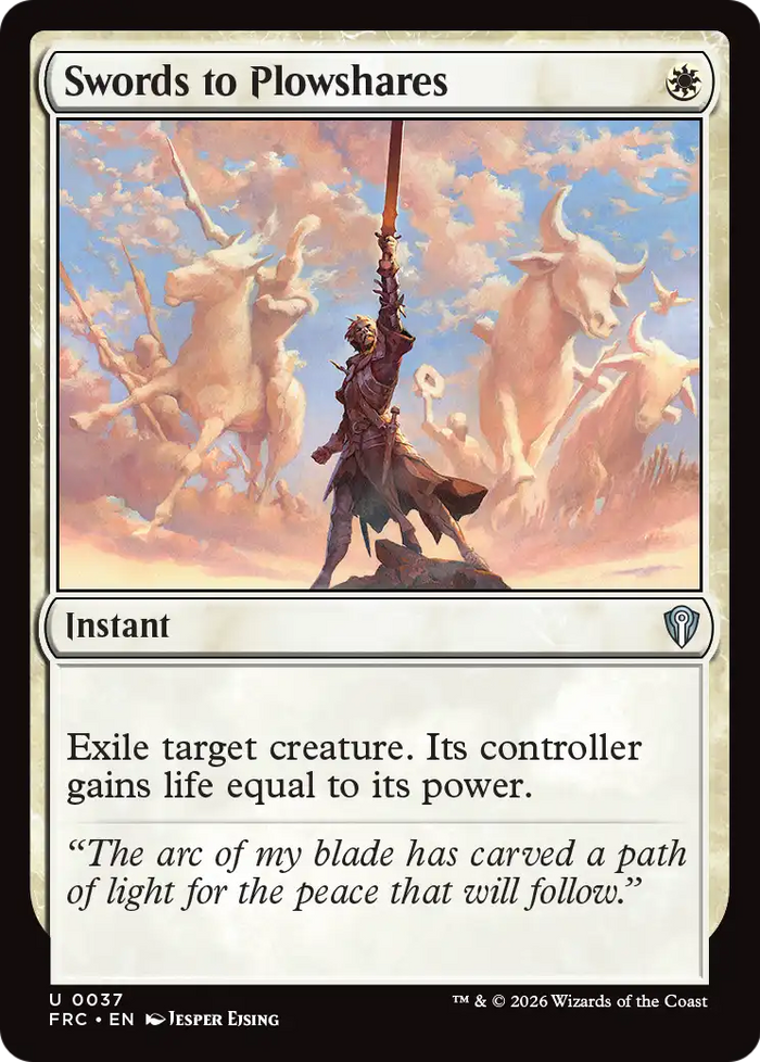 Swords to Plowshares [Reality Fracture Commander]