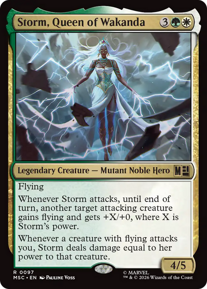 Storm, Queen of Wakanda (Surge Foil) [Marvel Super Heroes Commander]