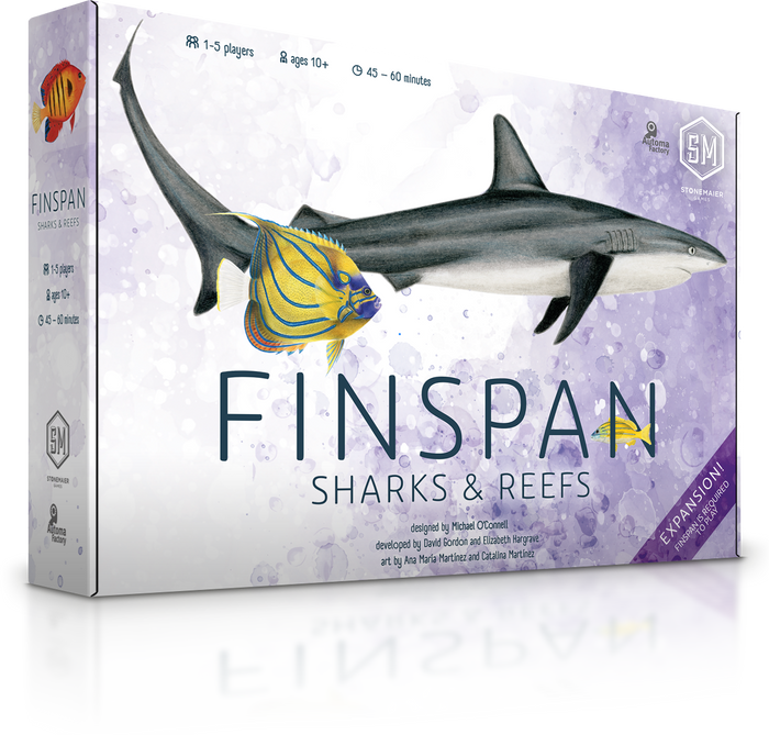 Finspan Sharks & Reefs Expansion Board Game