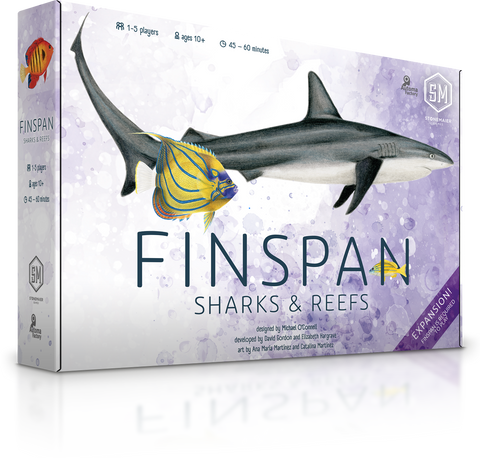 Finspan Sharks & Reefs Expansion Board Game