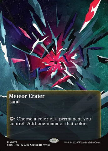Meteor Crater (0071) (Borderless) [Edge of Eternities: Stellar Sights]