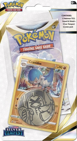 Pokémon Sword & Shield: Silver Tempest - Single Pack Blister (Cranidos)
