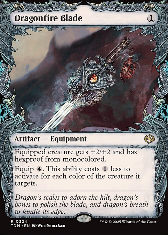 Dragonfire Blade (Showcase) [Tarkir: Dragonstorm]