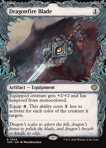 Dragonfire Blade (Showcase) [Tarkir: Dragonstorm]