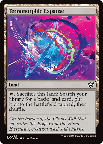 Terramorphic Expanse [Edge of Eternities Commander]