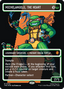 Michelangelo, the Heart (0092) (Borderless) (Surge Foil) [Teenage Mutant Ninja Turtles Commander]