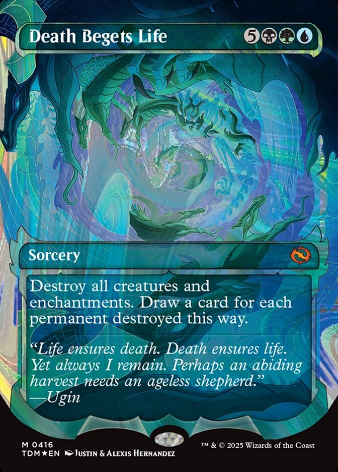 Death Begets Life (Showcase) (Halo Foil) [Tarkir: Dragonstorm]
