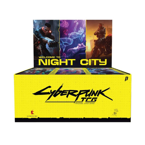 Cyberpunk 2077 TCG Beta Booster Box — Welcome to Night City